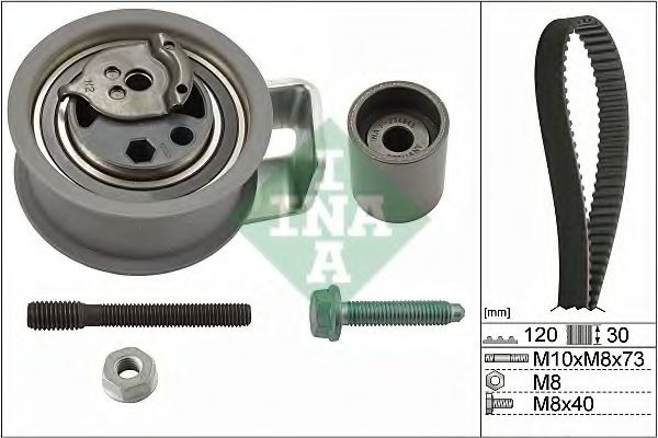 Set curea de distributie SKODA FABIA I (6Y2) (1999 - 2008) INA 530 0091 10 piesa NOUA