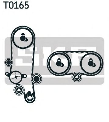 Set curea de distributie SKODA ROOMSTER Praktik (5J) (2007 - 2015) SKF VKMA 01121 piesa NOUA