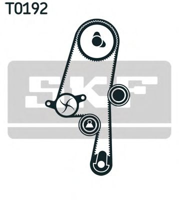 Set curea de distributie VOLVO S40 II (MS) (2004 - 2016) SKF VKMA 06220 piesa NOUA