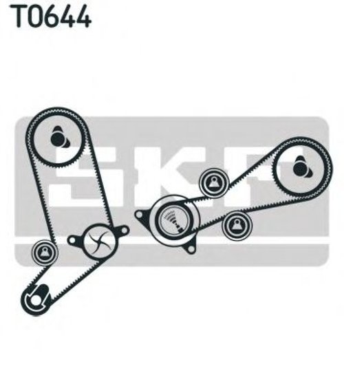 Set curea de distributie VOLVO S80 I (TS, XY) (1998 - 2006) SKF VKMA 01258 piesa NOUA