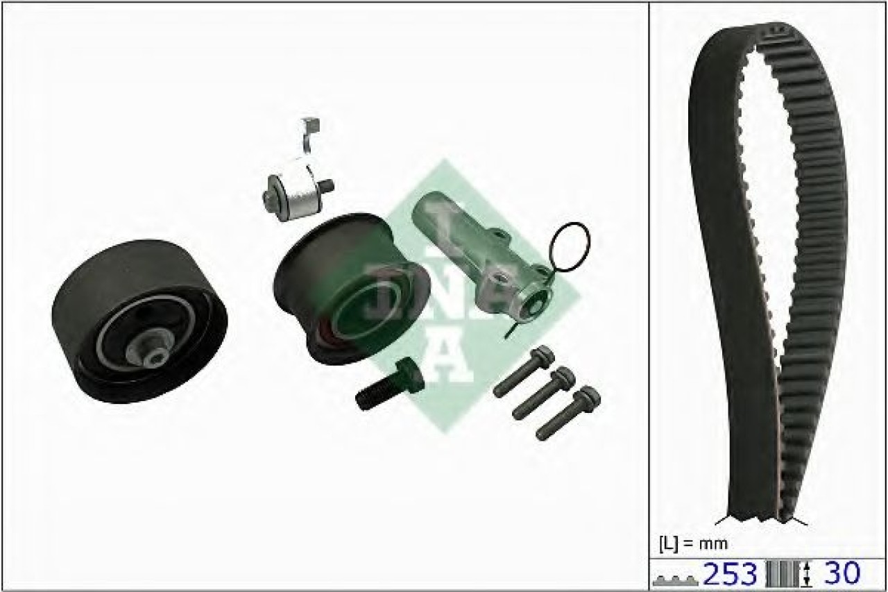 Set curea de distributie VW PASSAT Variant (3B5) (1997 - 2001) INA 530 0179 10 piesa NOUA