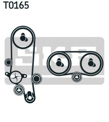 Set curea de distributie VW POLO (9N) (2001 - 2012) SKF VKMA 01121 piesa NOUA