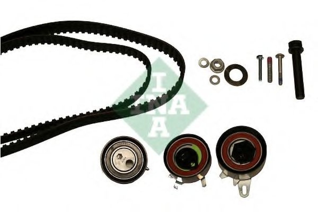 Set curea de distributie VW TRANSPORTER IV bus (70XB, 70XC, 7DB, 7DW, 7DK) (1990 - 2003) INA 530 0483 10 piesa NOUA