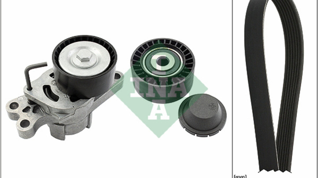 Set curea transmisie cu caneluri (529014910 INA) Citroen,PEUGEOT