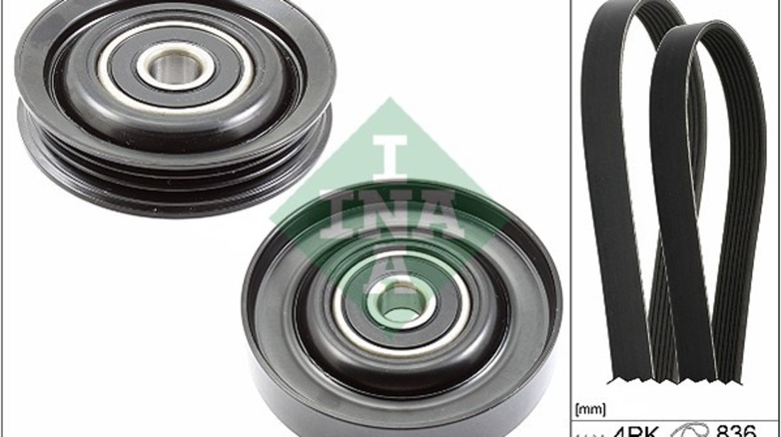 Set curea transmisie cu caneluri (529023010 INA) NISSAN