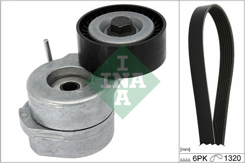 Set curea transmisie cu caneluri (529034610 INA) ALFA ROMEO,FIAT,OPEL,SUZUKI,VAUXHALL