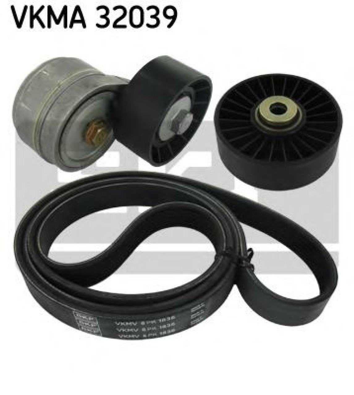 Set curea transmisie cu caneluri ALFA ROMEO GT (937) (2003 - 2010) SKF VKMA 32039 piesa NOUA