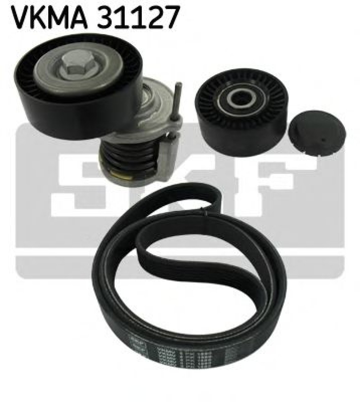 Set curea transmisie cu caneluri AUDI A4 Avant (8K5, B8) (2007 - 2015) SKF VKMA 31127 piesa NOUA