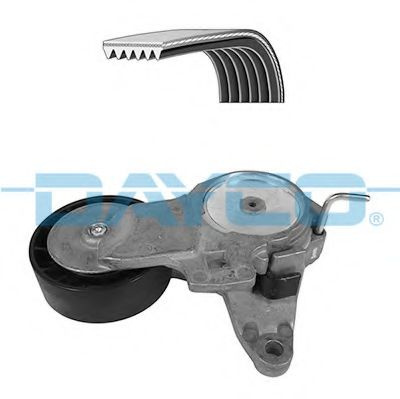 Set curea transmisie cu caneluri CITROEN C4 Grand Picasso I (UA) (2006 - 2016) DAYCO KPV232 piesa NOUA