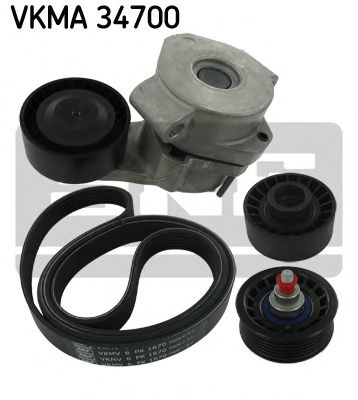 Set curea transmisie cu caneluri FIAT DUCATO caroserie (250, 290) (2006 - 2016) SKF VKMA 34700 piesa NOUA