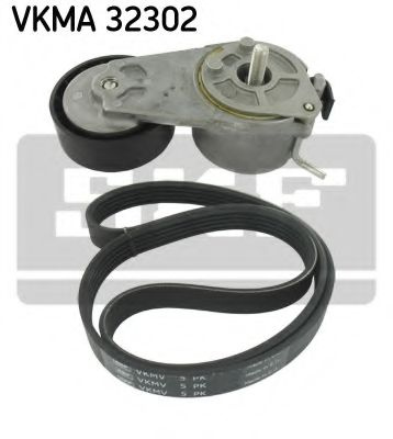 Set curea transmisie cu caneluri FIAT QUBO (225) (2008 - 2016) SKF VKMA 32302 piesa NOUA