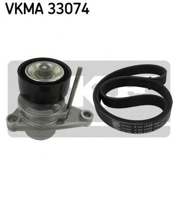 Set curea transmisie cu caneluri PEUGEOT 1007 (KM) (2005 - 2016) SKF VKMA 33074 piesa NOUA