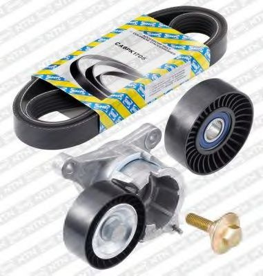 Set curea transmisie cu caneluri PEUGEOT 607 (9D, 9U) (2000 - 2016) SNR KA859.11 piesa NOUA