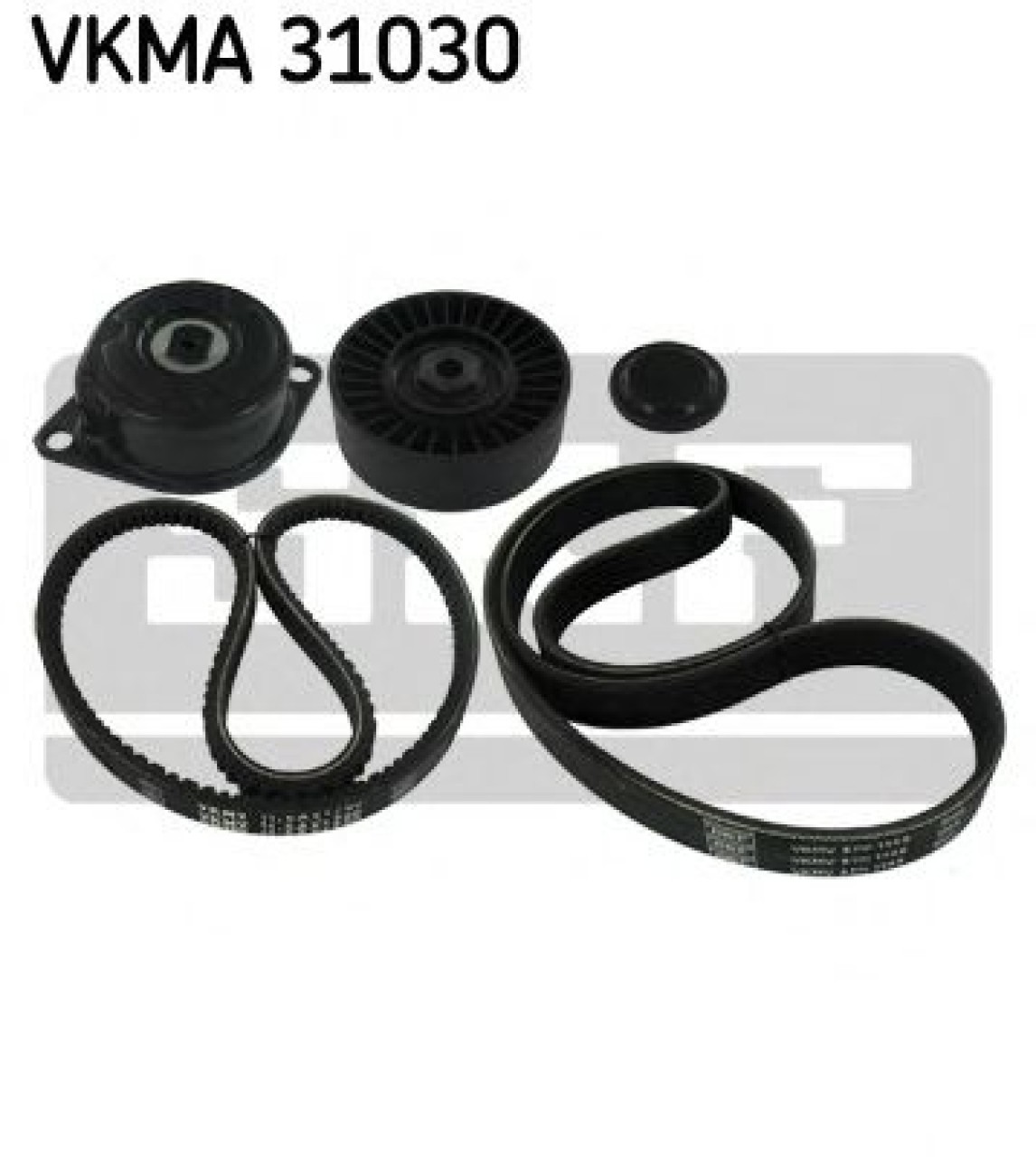 Set curea transmisie cu caneluri SEAT ALHAMBRA (7V8, 7V9) (1996 - 2010) SKF VKMA 31030 piesa NOUA