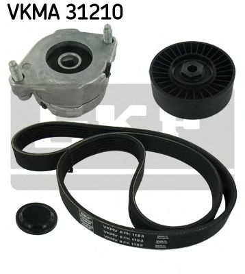 Set curea transmisie cu caneluri VW GOLF III (1H1) (1991 - 1998) SKF VKMA 31210 piesa NOUA