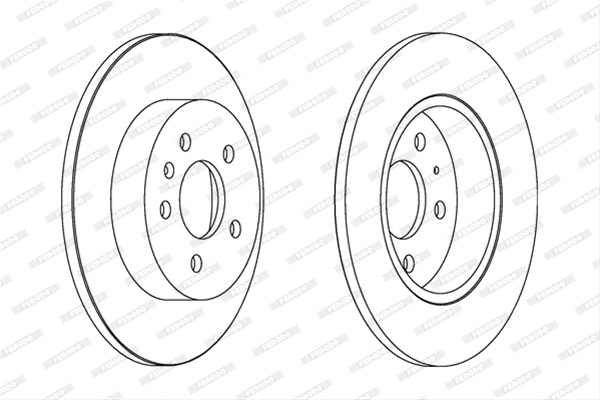 Set Discuri Frana Ferodo Audi DDF1423C