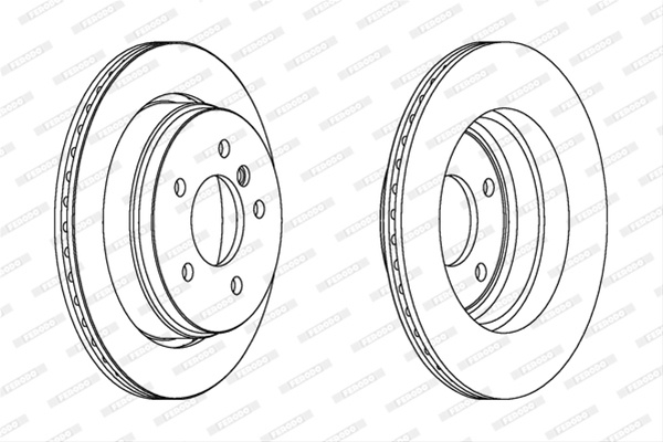 Set Discuri Frana Ferodo Bmw DDF1581