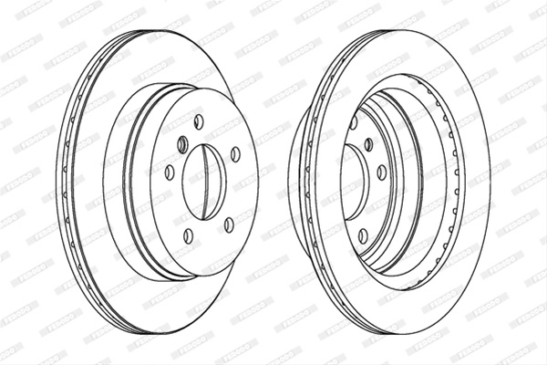 Set Discuri Frana Ferodo Bmw DDF1697