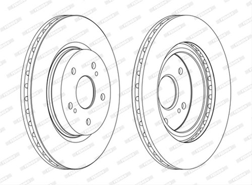 Set Discuri Frana Ferodo Suzuki DDF1635C