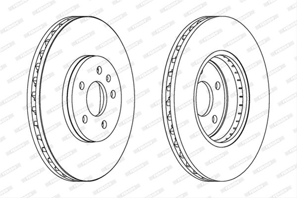 Set Discuri Frana Ferodo Vag DDF1664