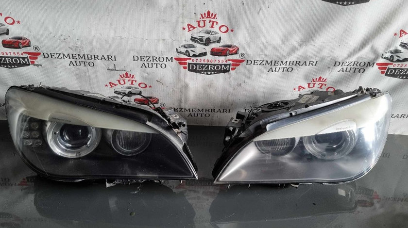 Set faruri stanga / dreapta cu dinamic xenon BMW Seria 7 F01 coduri : 7182149 / 7228428