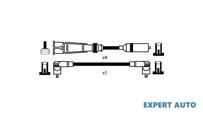 Set fise bujii Audi AUDI 100 Avant (44, 44Q, C3) 1982-1990 #2 02504