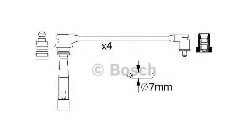 Set fise bujii Hyundai ELANTRA limuzina (XD) 2000-2006 #2 0986356970