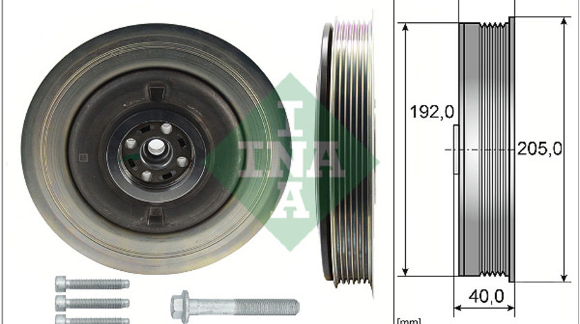 Set fulie, arbore cotit (544050420 INA) VOLVO