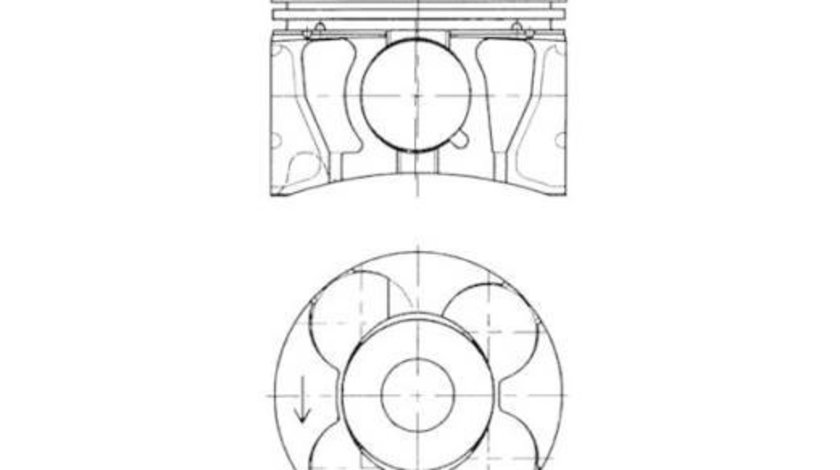 Set garnituri, ax supape Mercedes SL (R107) 1971-1989 #2 1160500167