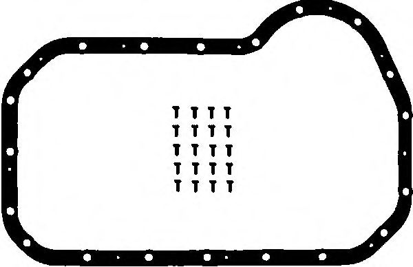 Set garnituri, baie ulei AUDI A6 (4A, C4) (1994 - 1997) VICTOR REINZ 10-33138-01 piesa NOUA