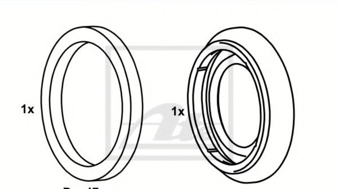 Set garnituri, Etrier frana BMW Seria 3 (E36) (1990 - 1998) ATE 11.0441-4002.2 piesa NOUA