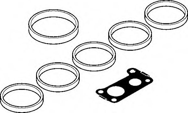 Set garnituri, galerie admisie MERCEDES C-CLASS (W203) (2000 - 2007) ELRING 131.810 piesa NOUA