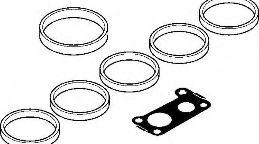 Set garnituri, galerie admisie MERCEDES E-CLASS (W211) (2002 - 2009) ELRING 131.810 piesa NOUA