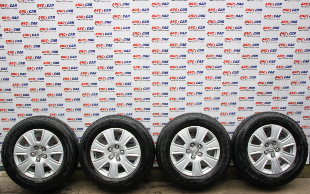 Set jante aliaj cu anvelope 215 / 65 / R16 ET 33 5X112 Brigestone Audi Q3 8U cod: 8U0601025 model 2014