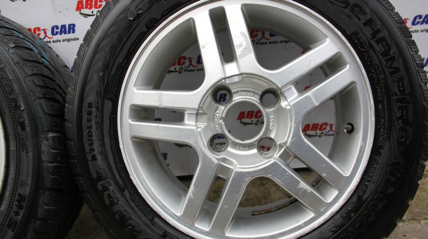 Set jante aliaj cu anvelope M+S de iarna 195 / 65 / R15 6JX15H2 cod: 98AB-DA 4X108 Ford Focus 1 model 2001