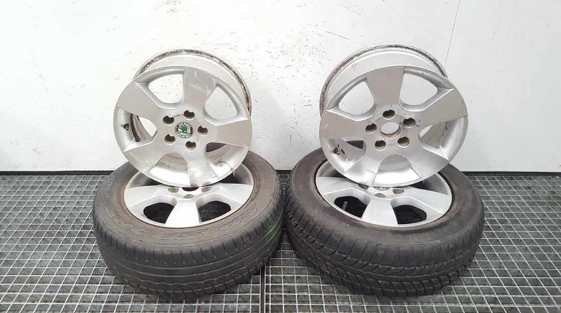 Set jante aliaj, Skoda Octavia 2 Combi (1Z5) 1Z0601025 din dezmembrari