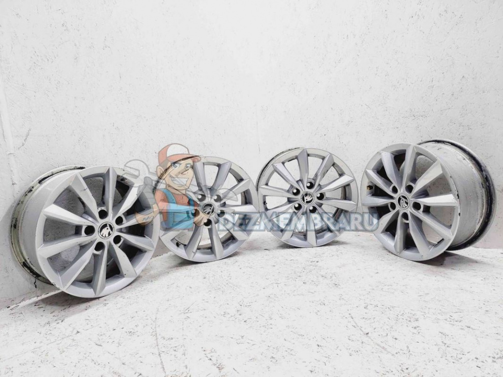 Set jante aliaj Skoda Octavia 3 (5E3) [Fabr 2012-2020] 5X112 | R16 | 6.5J | ET46