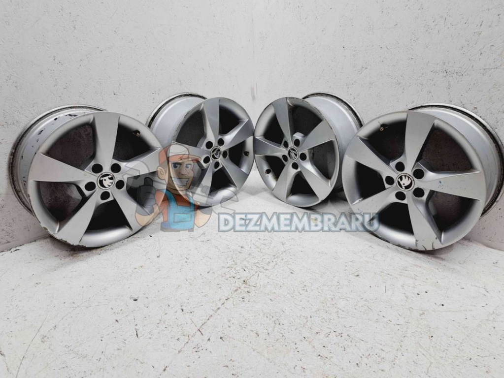 Set jante aliaj Skoda Rapid (NH3) [Fabr 2012-2019] 5X100 ET46