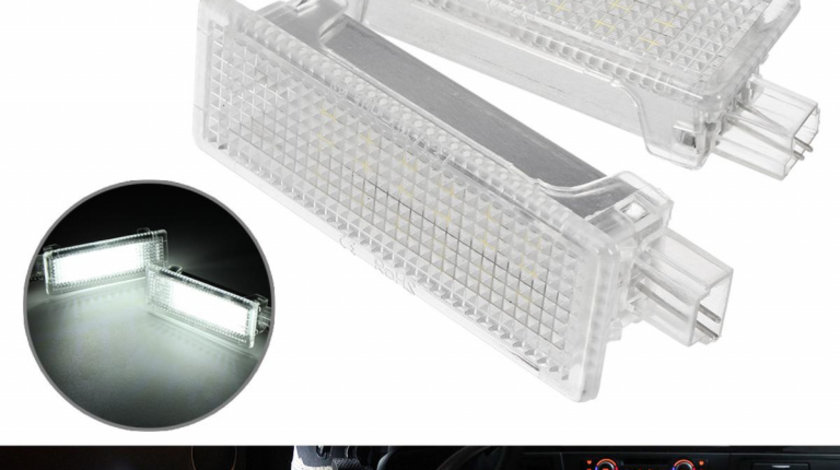 Set Lampi Led Portiere Si Interior Bmw Seria 3 E91 2004-2012 Lumina Alba BTLL-007 964697