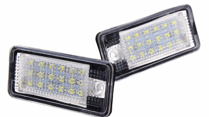 Set Lampi Numar Inmatriculare Led Audi A4 B7 2004-2008 LED SLS A