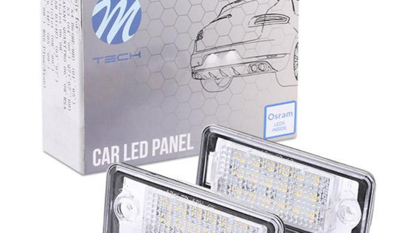 Set Lampi Numar Inmatriculare Led M-Tech Audi A4 B7 2004-2008 CLP012