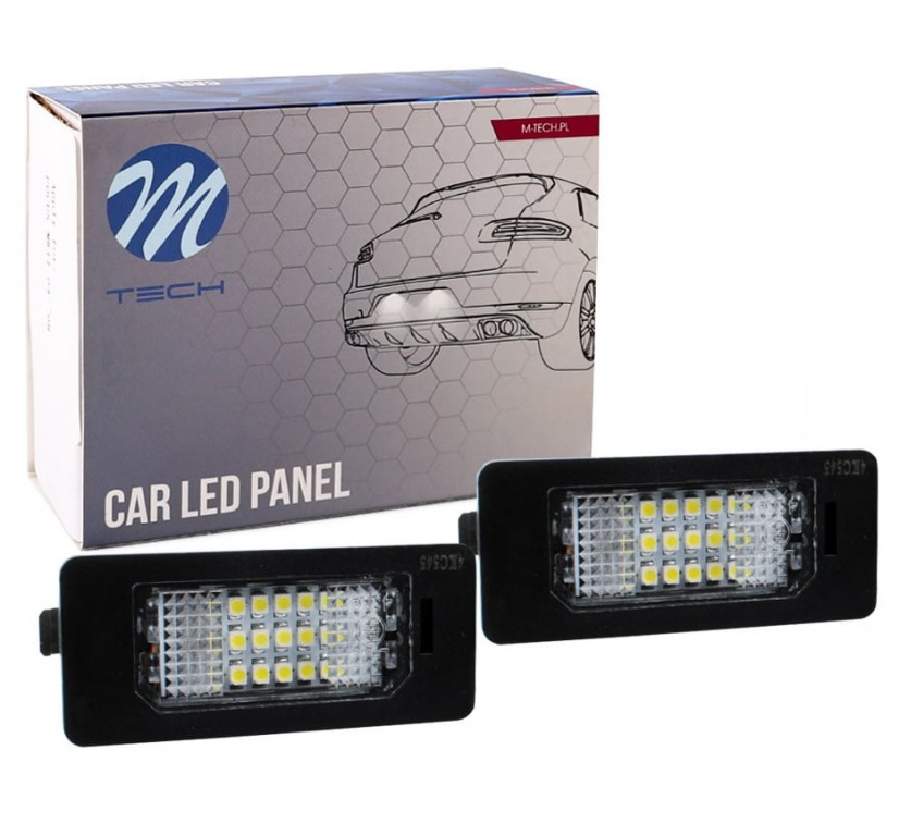 Set Lampi Numar Inmatriculare Led M-Tech Audi A5 2007-2017 CLP014