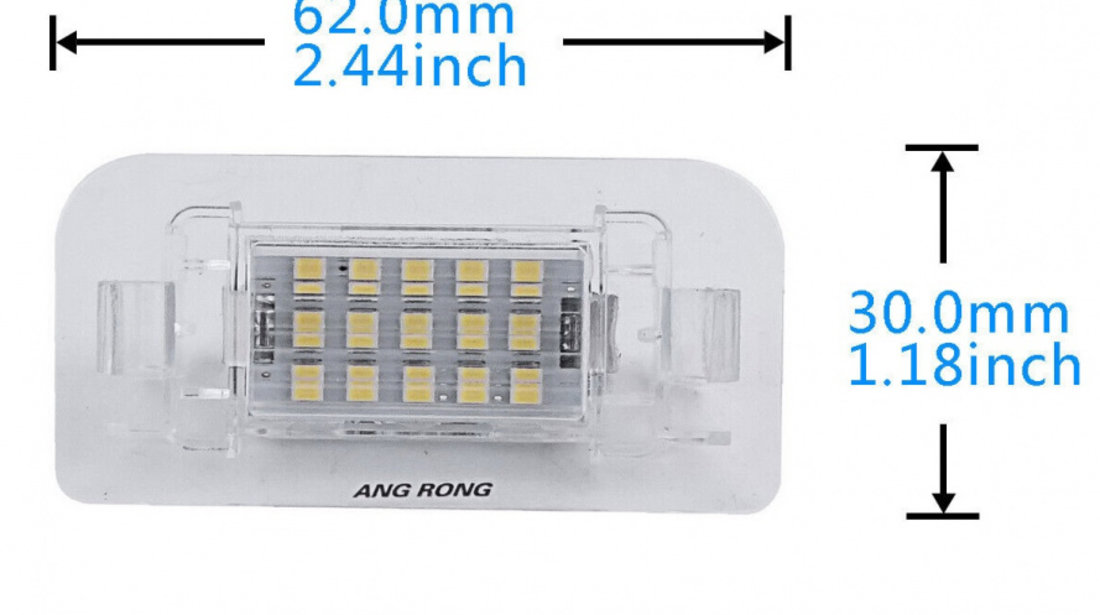 Set Lampi Numar Inmatriculare Led Mercedes-Benz B-Class W246, W242 2011-2018 W242-W246