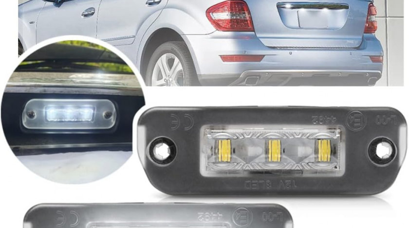 Set Lampi Numar Inmatriculare Led Mercedes-Benz R-Class W251 2006-2011 Diesel V-030221