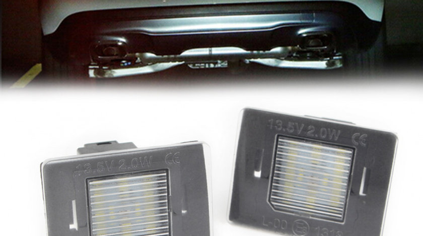 Set Lampi Numar Inmatriculare Led Mercedes-Benz GL-Class X166 2012-2015 M104-BTLL-109