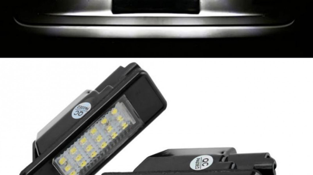 Set Lampi Numar Inmatriculare Led Peugeot 807 2002→ PC101-7603