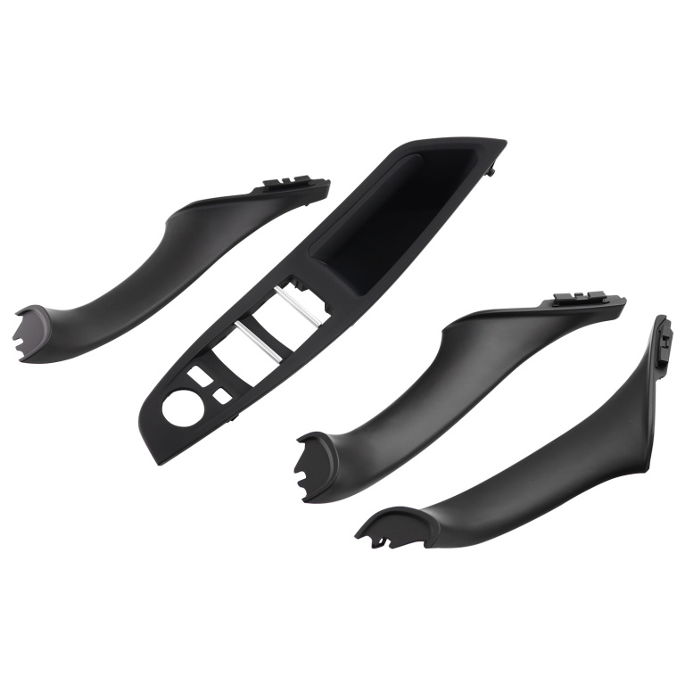 Set Manere Usi Interior Am Bmw Seria 5 F10 2009-2016 Negru 1126