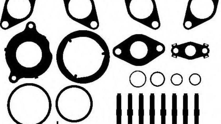 Set montaj, turbocompresor AUDI TT (8J3) (2006 - 2014) ELRING 303.100 piesa NOUA