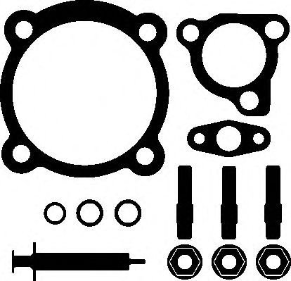 Set montaj, turbocompresor AUDI TT (8N3) (1998 - 2006) ELRING 717.951 piesa NOUA