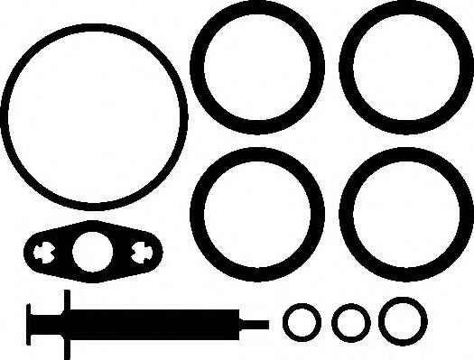 Set montaj, turbocompresor BMW Seria 2 Cupe (F22, F87) (2013 - 2016) ELRING 306.350 piesa NOUA